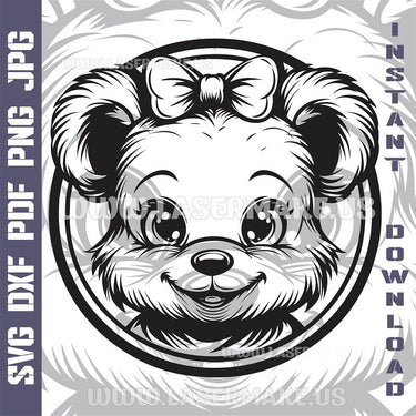 Teddy Bear SVG laser ready files - 3DWave.us